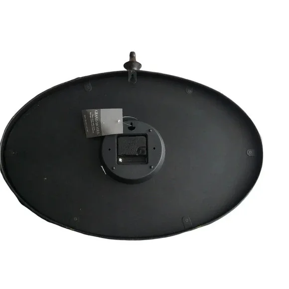 Grand Hotel Oval  Clock European Rustic Antique Replica NWT - Picture 4 of 7